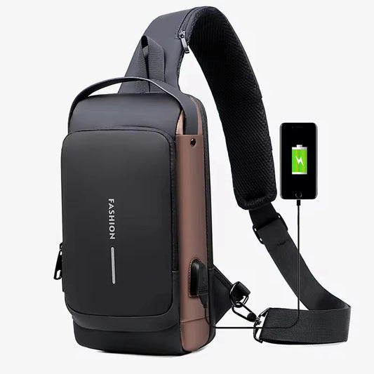 Anti-Theft Street Crossbody Unisex Sling Bag | Secure. Sleek. Smart.