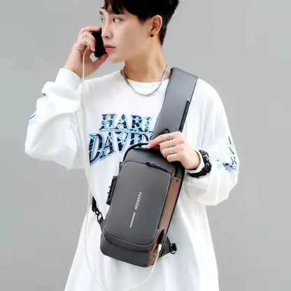 Anti-Theft Street Crossbody Unisex Sling Bag | Secure. Sleek. Smart.