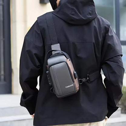 Anti-Theft Street Crossbody Unisex Sling Bag | Secure. Sleek. Smart.