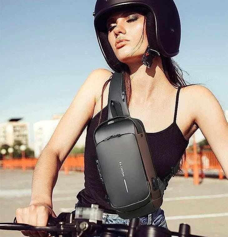 Anti-Theft Street Crossbody Unisex Sling Bag | Secure. Sleek. Smart.