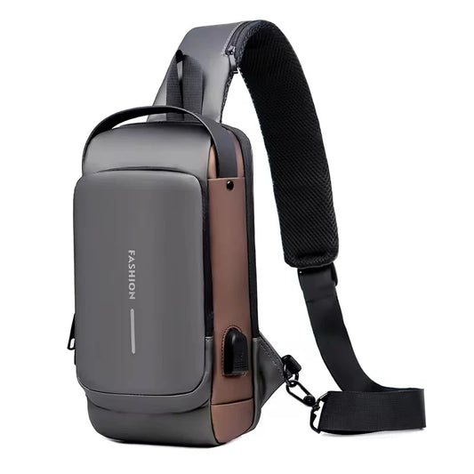 Anti-Theft Street Crossbody Unisex Sling Bag | Secure. Sleek. Smart.